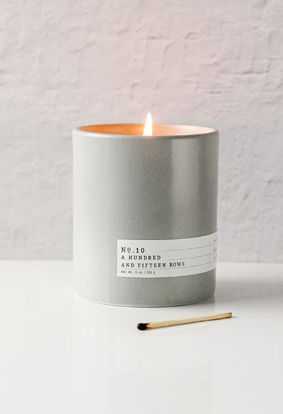 Aerangis No. 10 A Hundred and Fifteen Rows Candle – 8 oz
