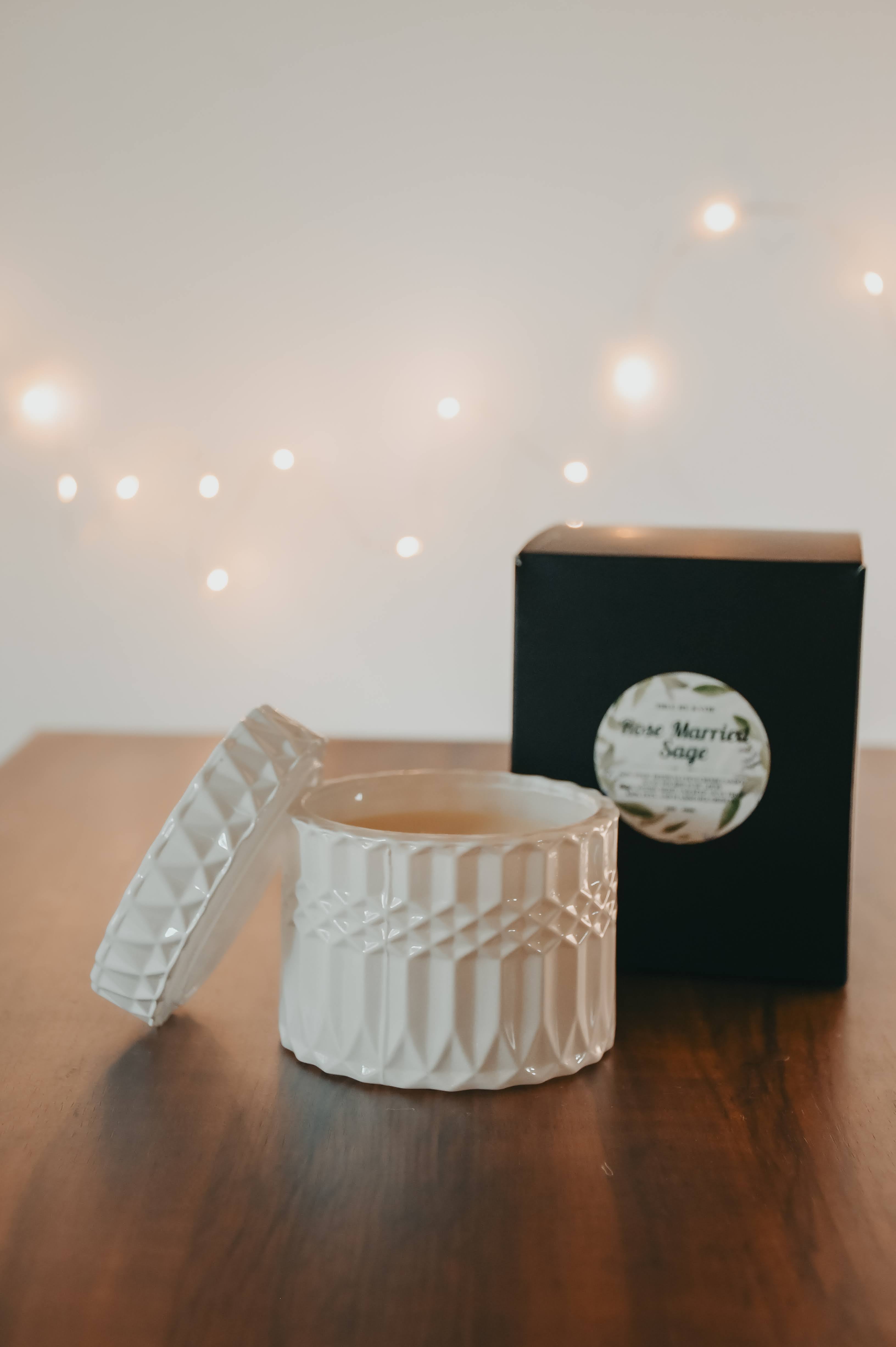 Rose Married Sage Refillable Candle