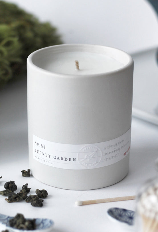 Aerangis No. 51 Secret Garden Candle – Eucalyptus & Incense Signature Collection