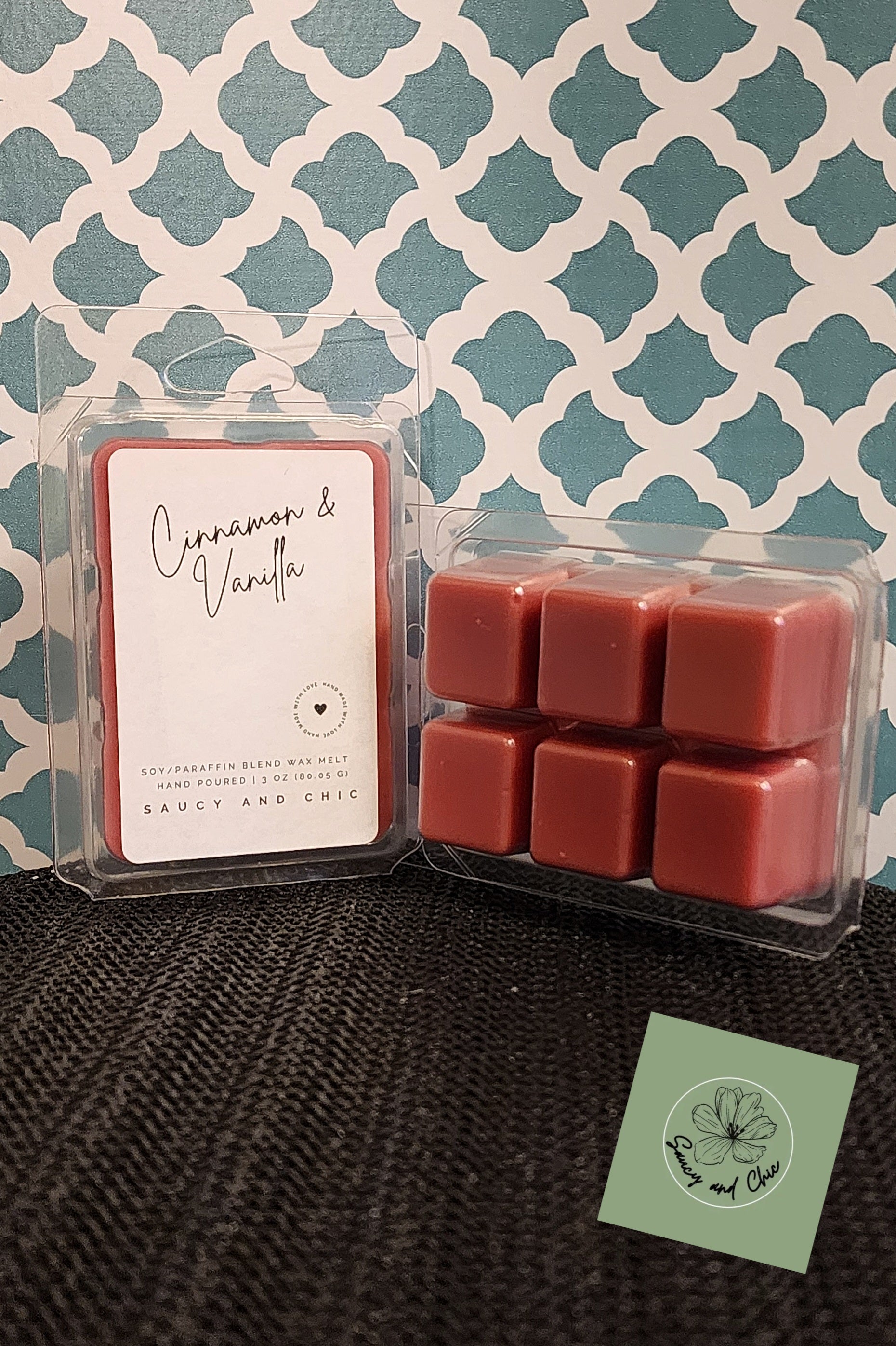 Cinnamon & Vanilla Wax Melt - Warm & Cozy Scented Wax Cubes