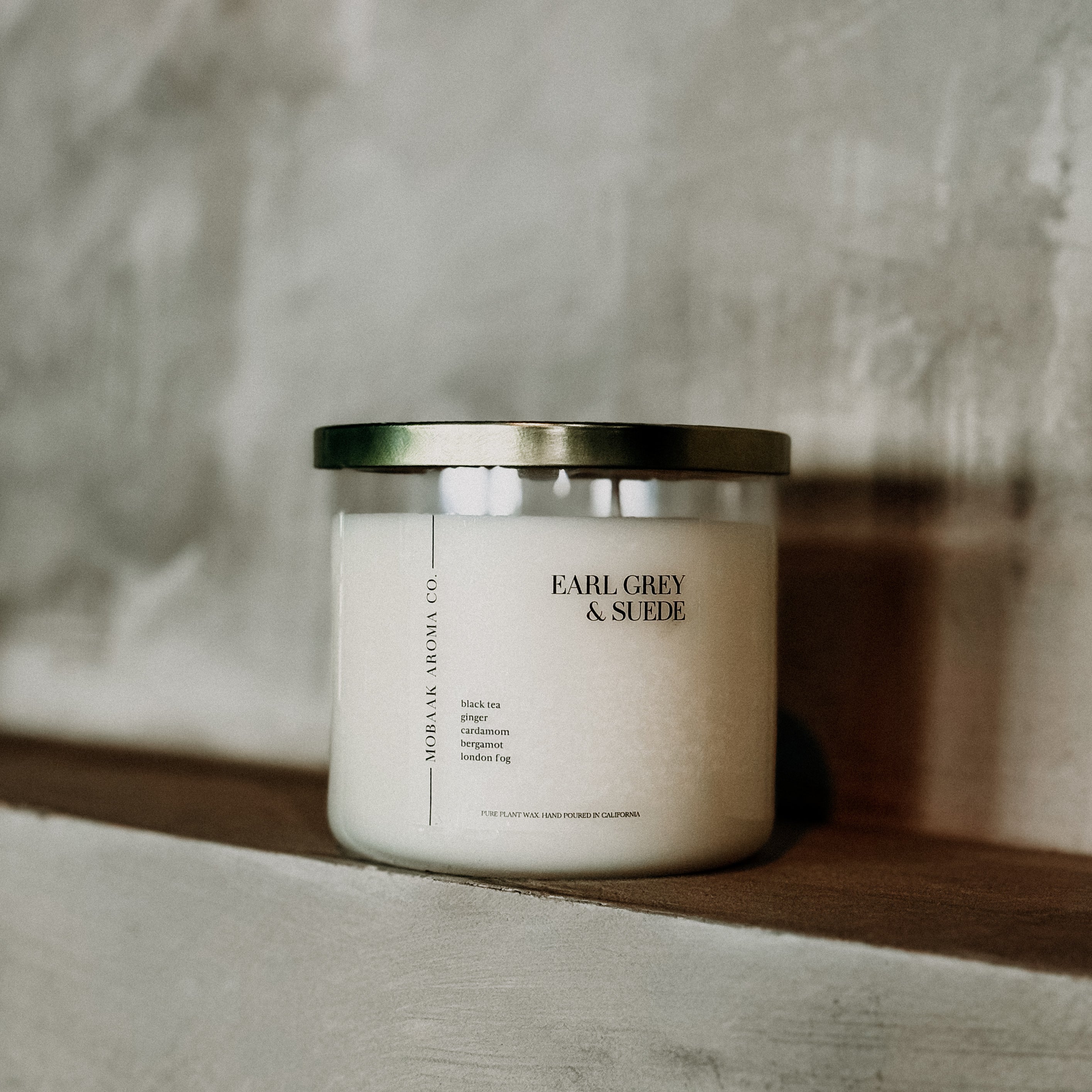 Earl Grey & Suede Candles