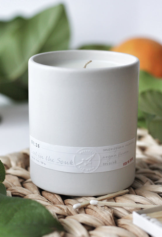 Aerangis No. 26 Lost in the Souk Candle – Moroccan Rose & Neroli 8 oz