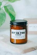 Set on Fire as Needed Candle by True by Katie – 9oz Non-Toxic Scented Candle