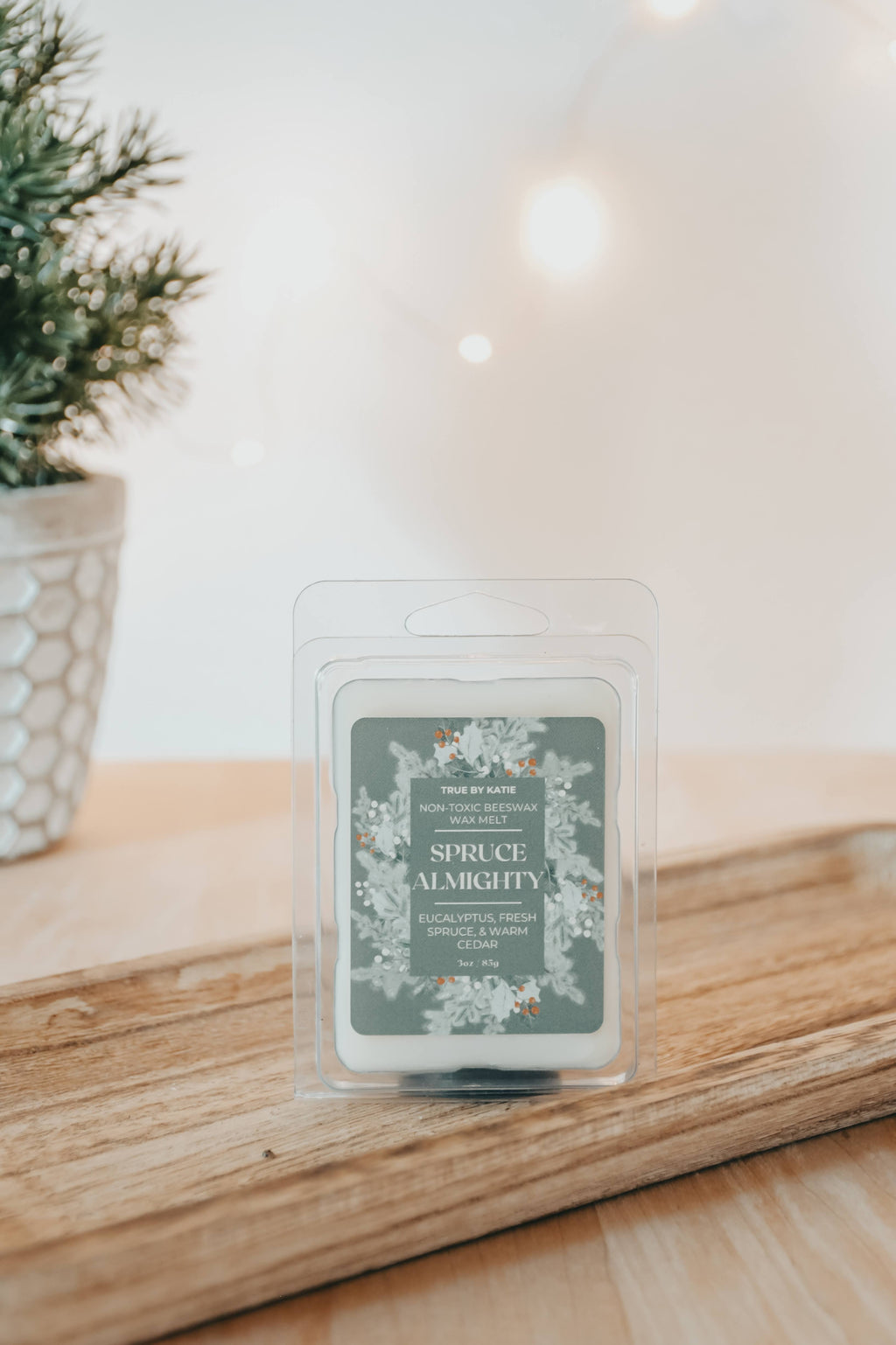 Spruce Almighty Wax Melts by True by Katie – Non-Toxic Soy Blend