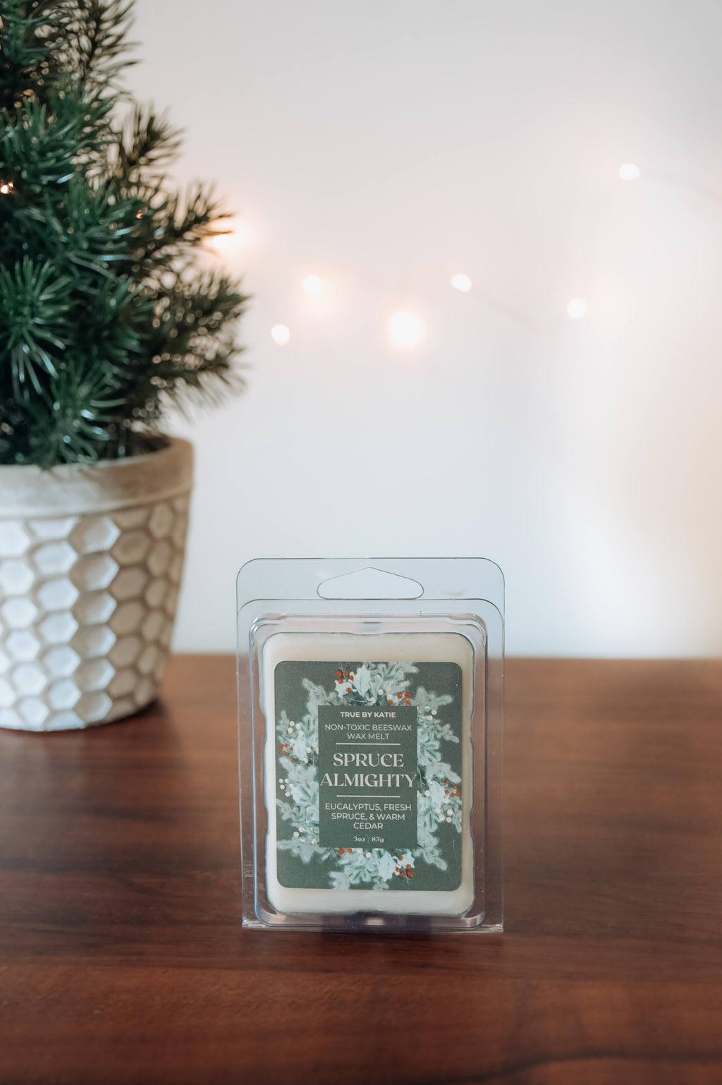 Spruce Almighty Wax Melts by True by Katie – Non-Toxic Soy Blend