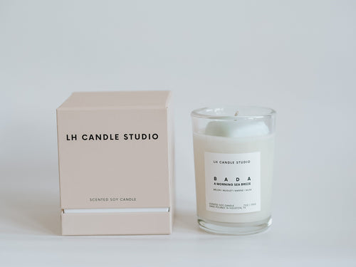 Bada (A Morning Sea Breeze) Candle by LH CANDLE STUDIO – 7 oz Soy Wax