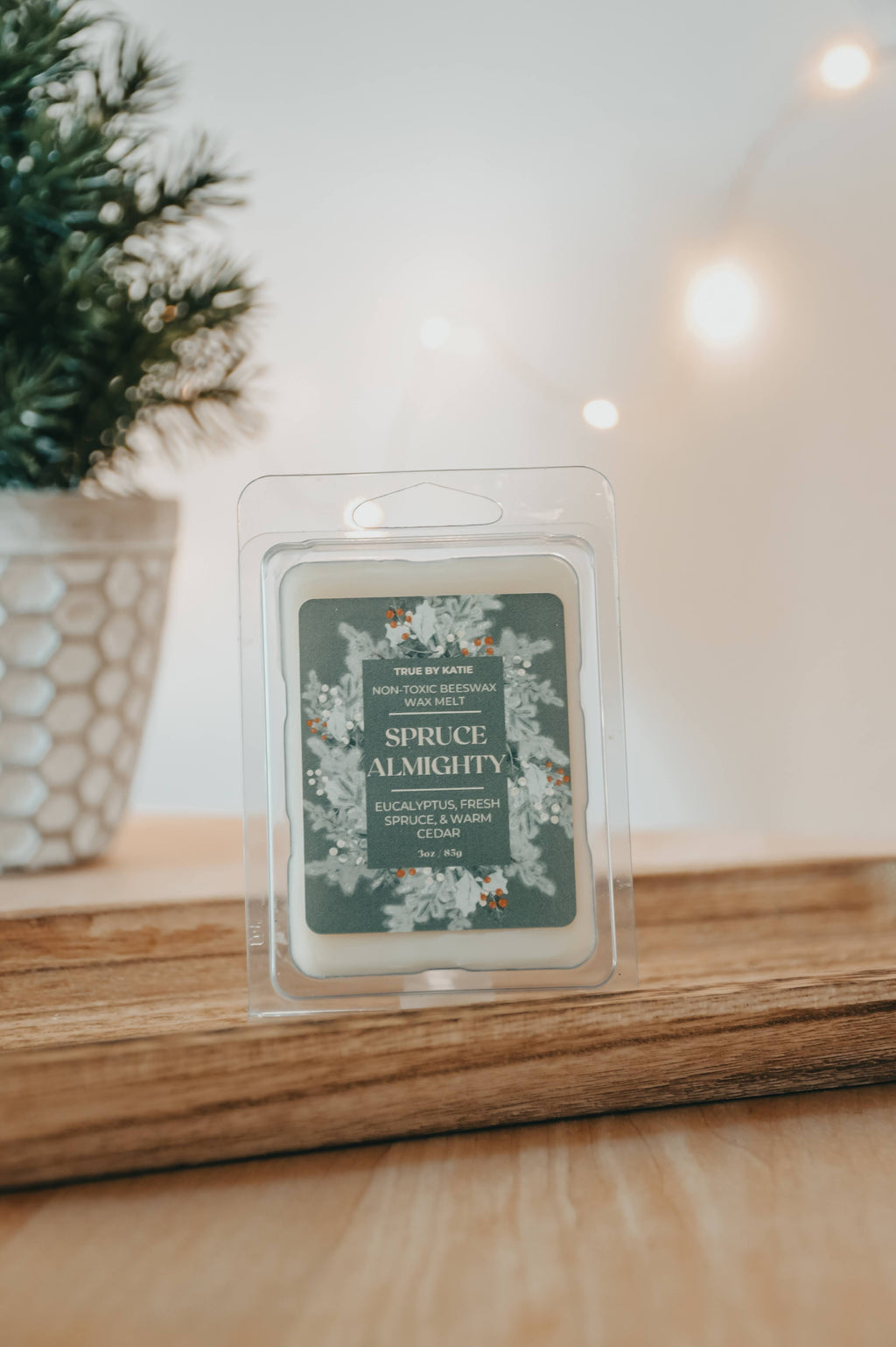 Spruce Almighty Wax Melts by True by Katie – Non-Toxic Soy Blend