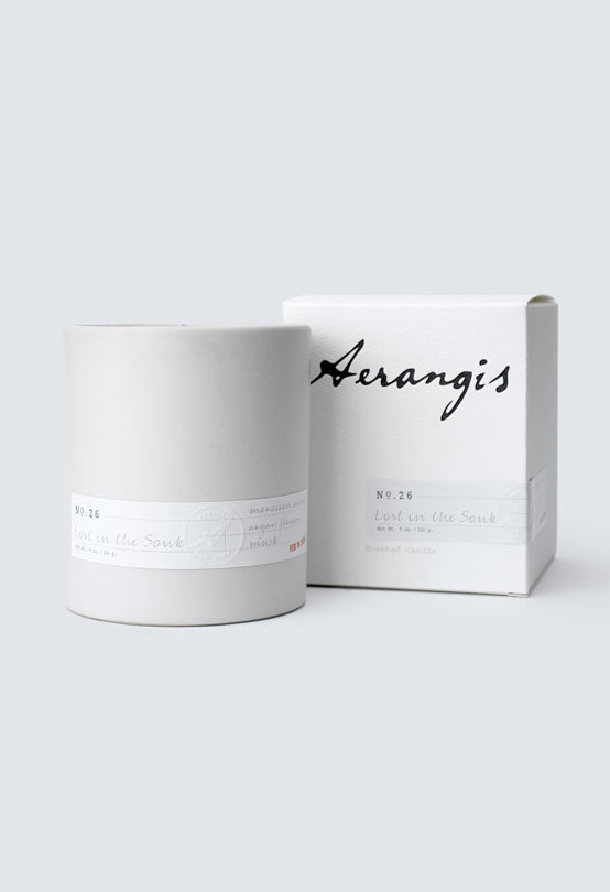 Aerangis No. 26 Lost in the Souk Candle – Moroccan Rose & Neroli 8 oz