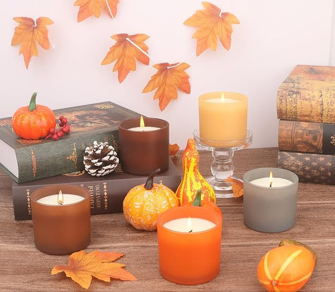 4 oz Fall Candles – Seasonal Limited Edition Jar Candles (4 Scents)