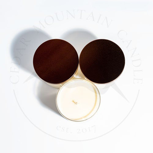 Black & White Label Whiskey Glass Jar Soy Candle - 9 oz