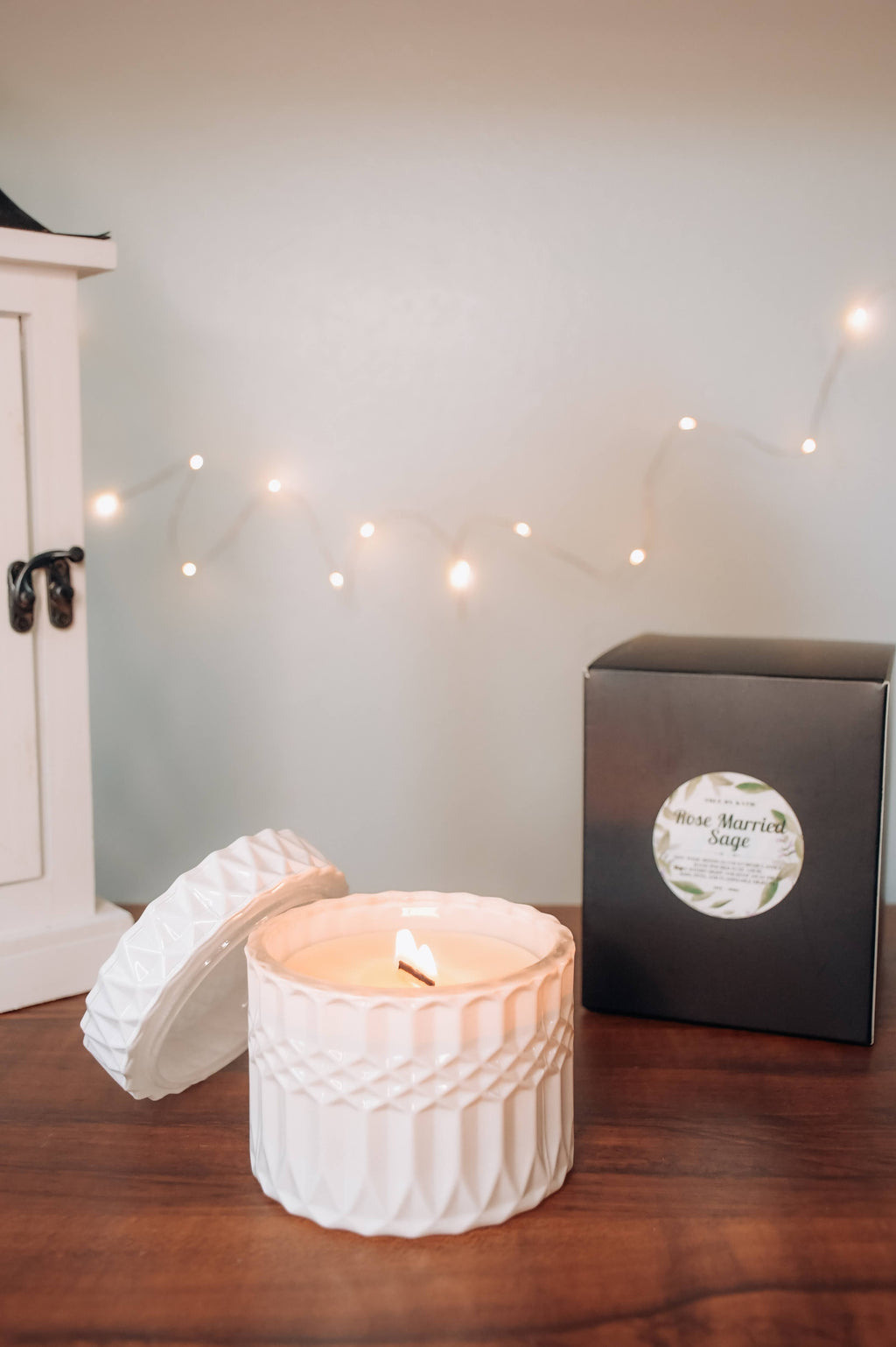 Rose Married Sage Refillable Candle