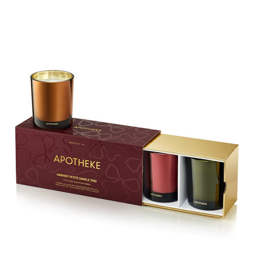APOTHEKE Harvest Collection Trio Set – 3 Premium Soy Candles (5 oz Each)
