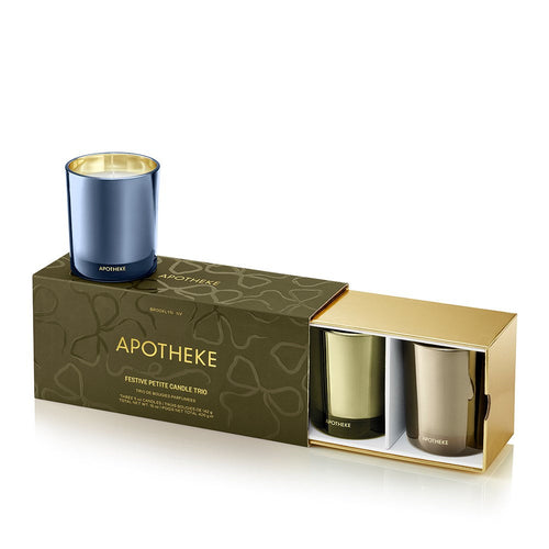 APOTHEKE Festive Collection Trio Set – Luxury Soy Candles (3 x 5 oz)