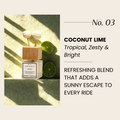 Coconut Lime Car Diffuser by Grand Candles | Tropical Vent Clip Scent
