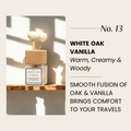 White Oak Vanilla Car Diffuser by Grand Candles