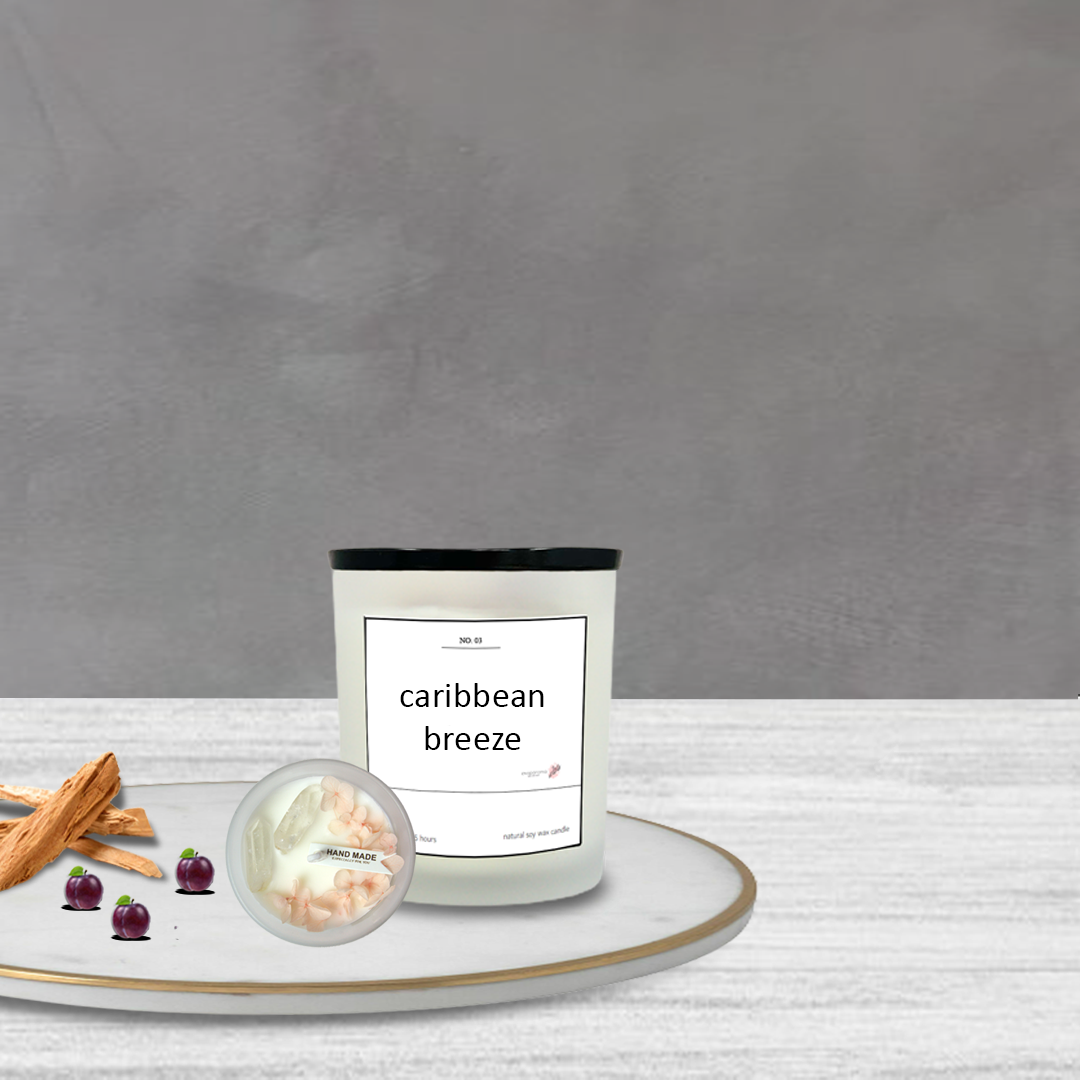 Caribbean Breeze Scented Candle by Evaparoma