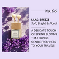 Lilac Breeze Car Diffuser by Grand Candles | Floral Vent Clip
