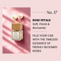 Rose Petals Car Diffuser by Grand Candles | Floral Vent Clip, 45-Day Fragrance