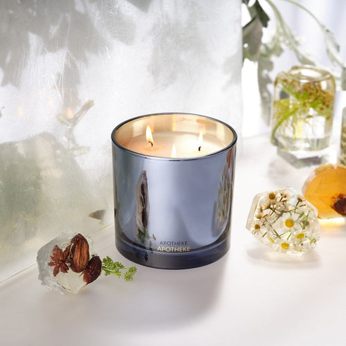 APOTHEKE Cardamom Chestnut 3-Wick Candle – 26 oz Luxury Soy Candle