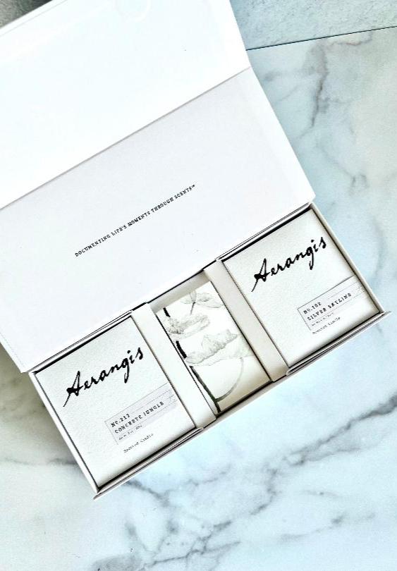 Aerangis Vineyard Journey Gift Set – Signature Collection Candles with Matchbook