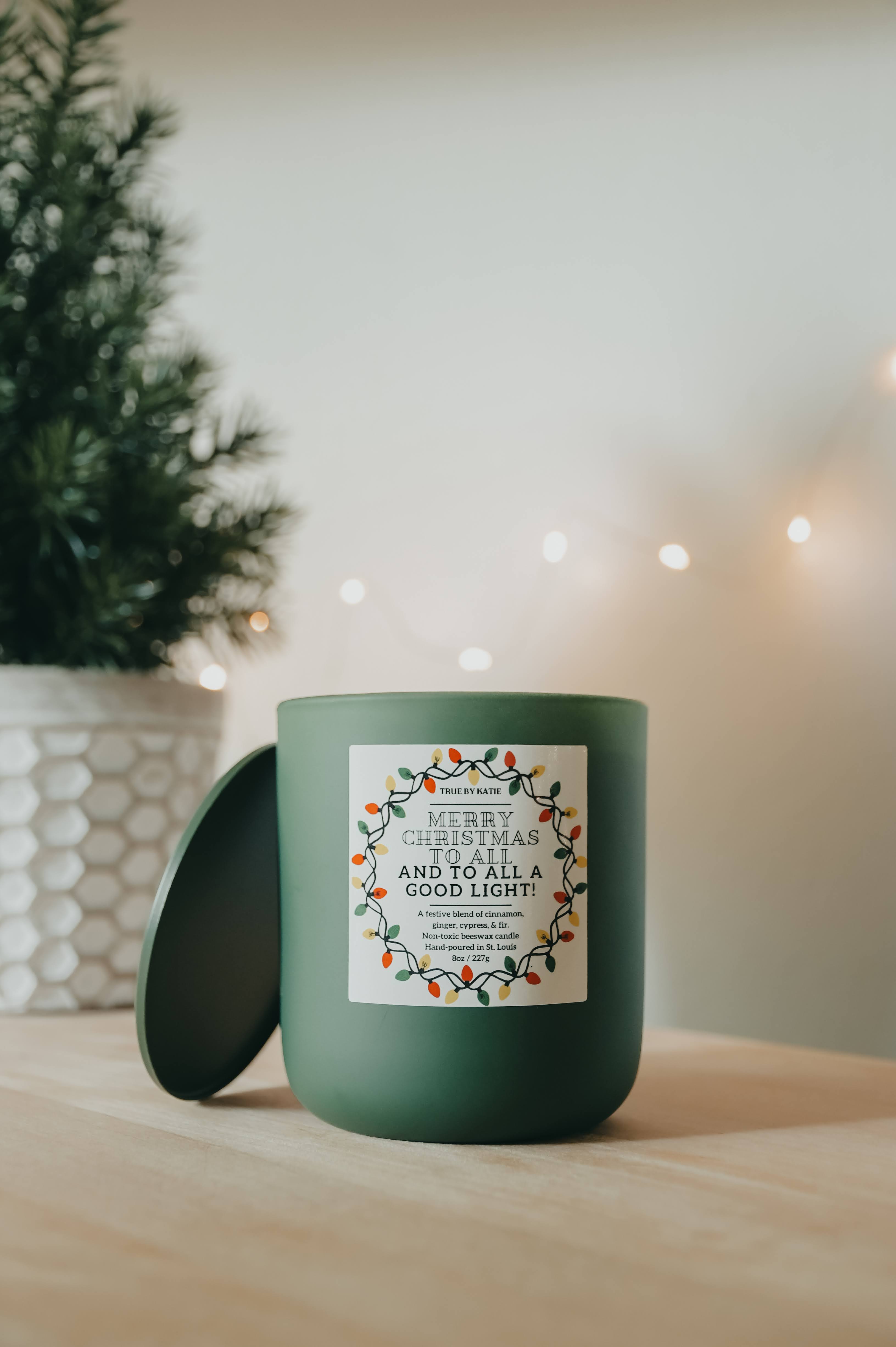 Merry Christmas to All, and to All a Good Light Refillable Candle