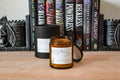 Customizable Label 9oz Glass Amber Jar Candle by True by Katie – Choose Your Scent