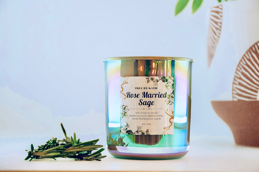 Rose Married Sage Refillable Candle