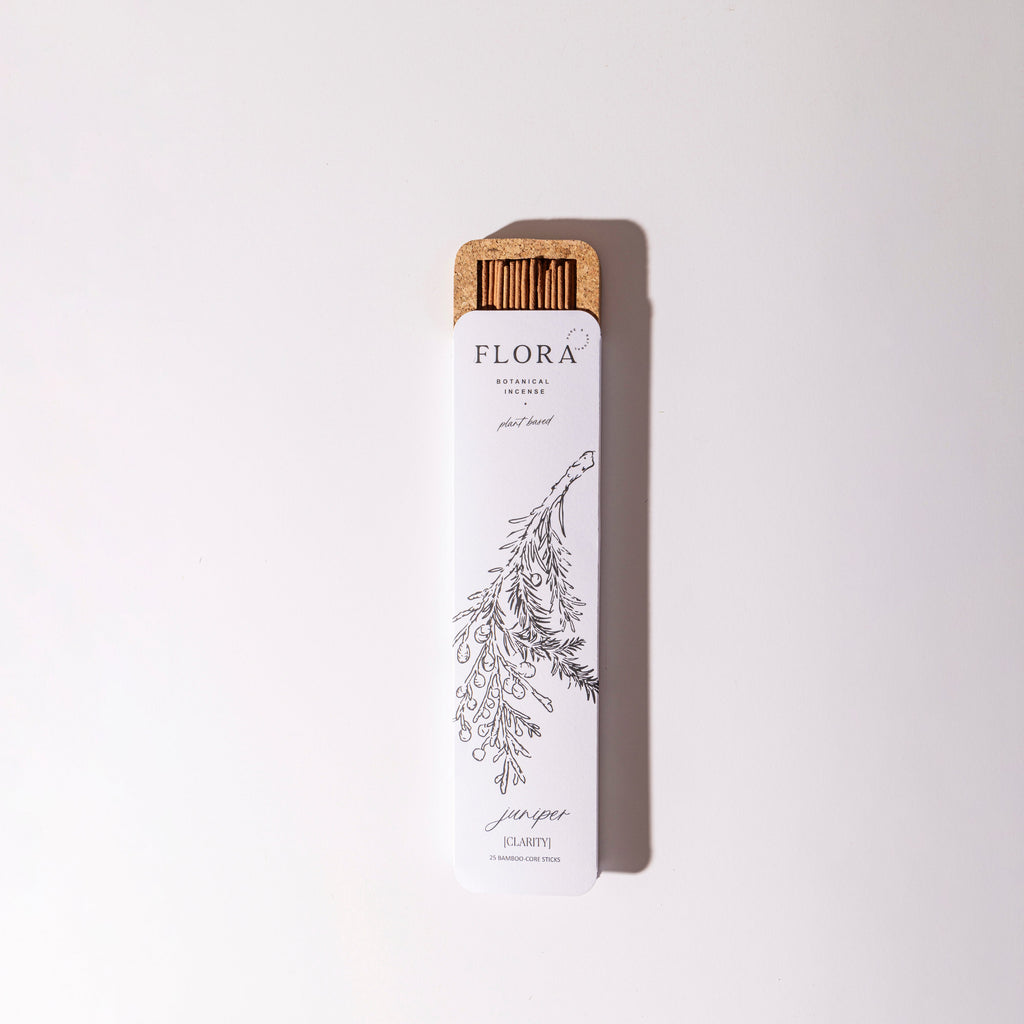 Natural Incense Traditions Trio by Flora Botanical Incense – Oud, Juniper & Sandalwood