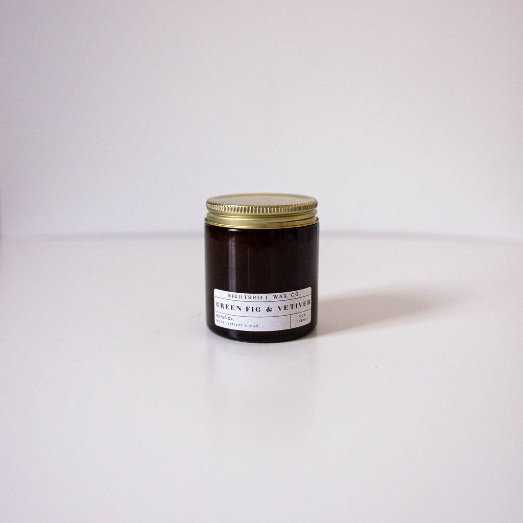 Green Fig & Vetiver Soy Candle