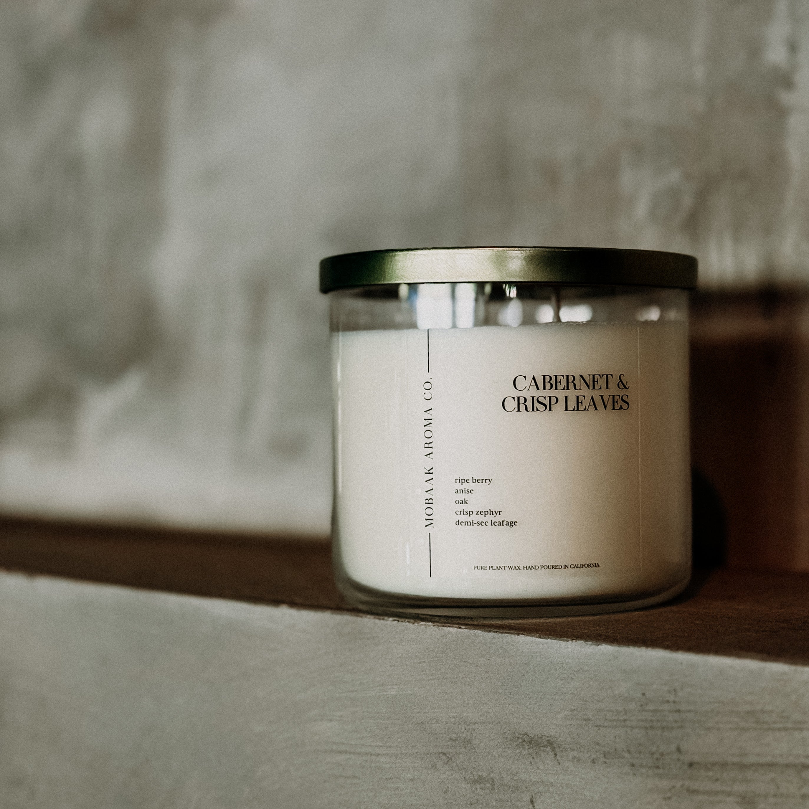 Cabernet & Crisp Leaves Candles