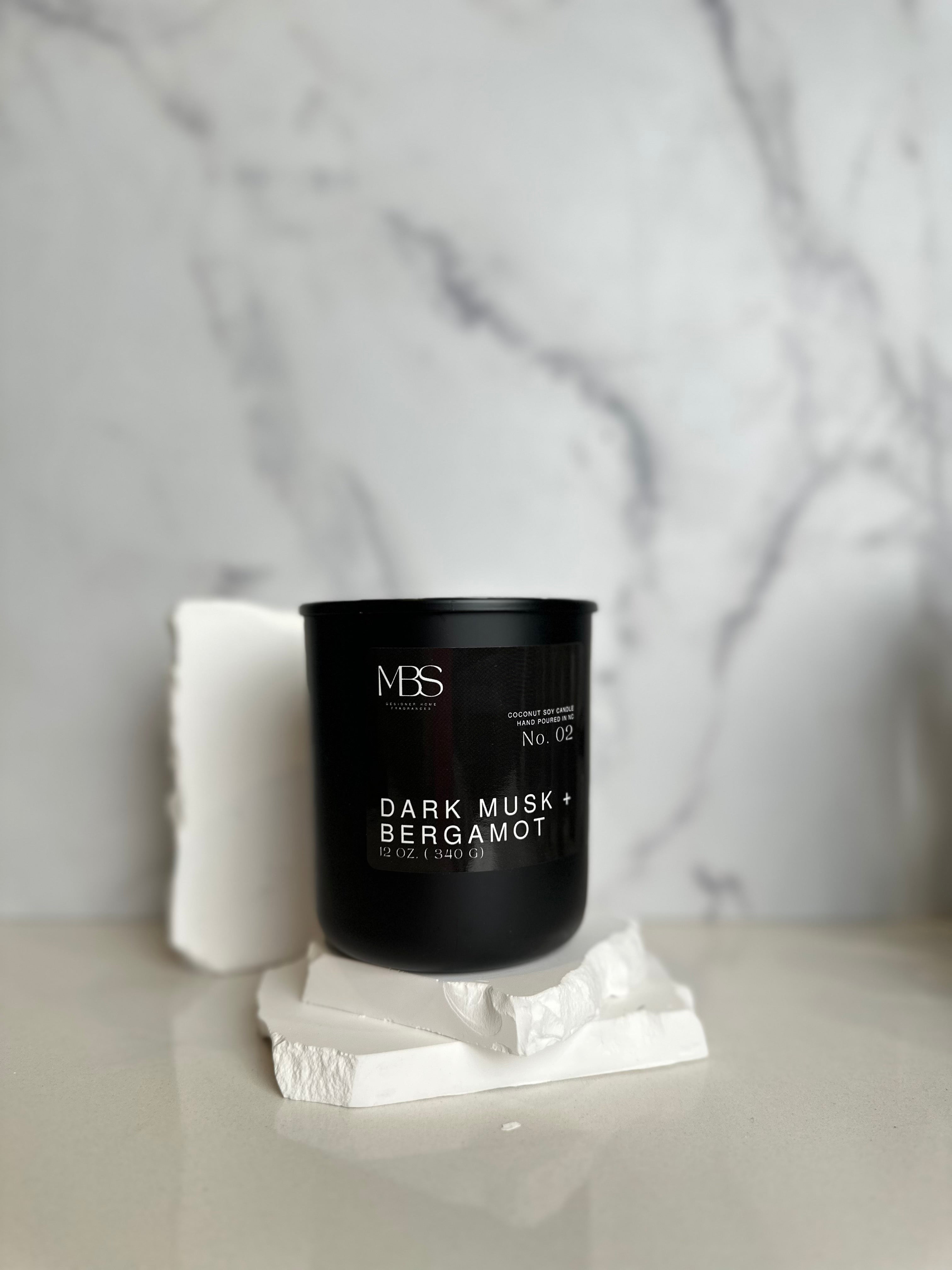 Dark Musk + Bergamot | 12oz Candle
