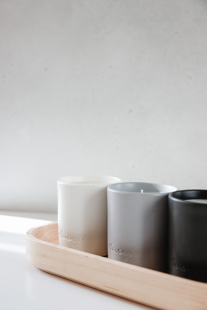 Aerangis Quintessential Journey Gift Set – 3 Signature Candles with Wick Trimmer