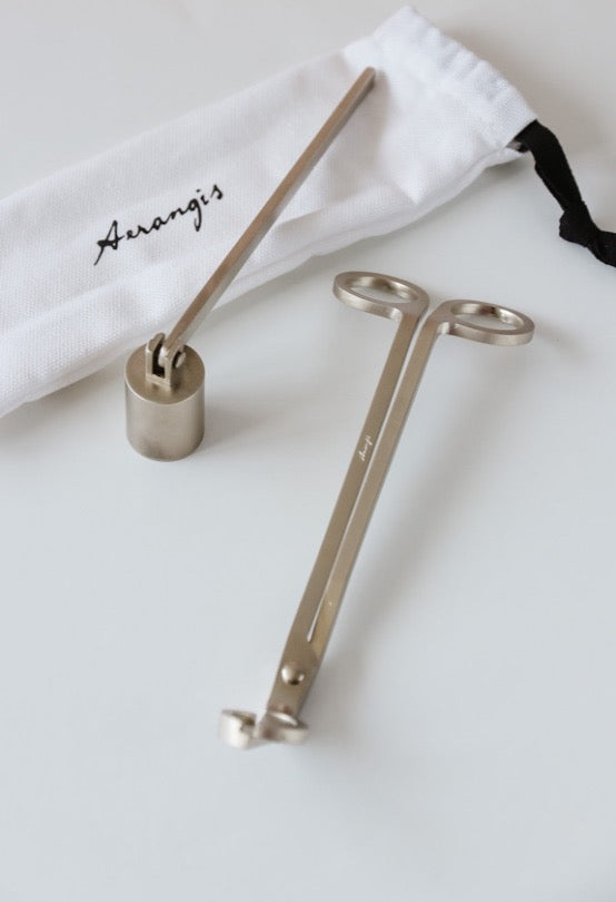 Aerangis Candle Care Set – Wick Trimmer & Snuffer