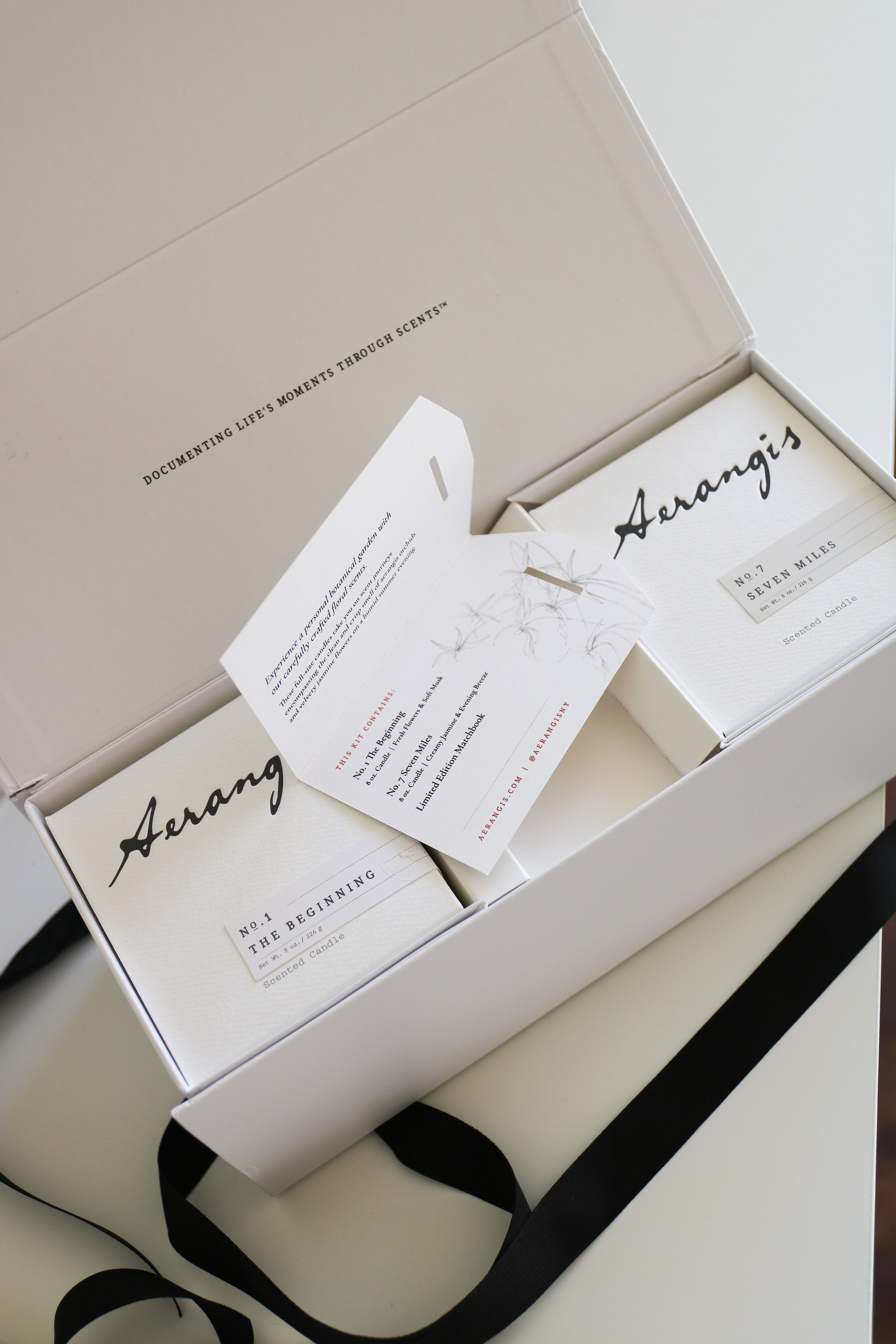 Aerangis Botanical Journey Gift Set – Floral Candle & Fragrance Collection