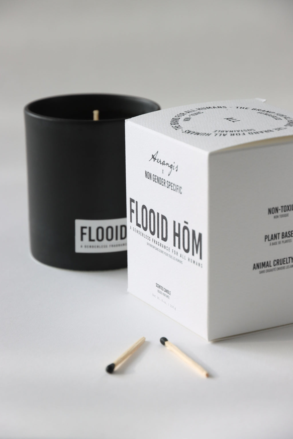 Aerangis FLOOID HōM Luxury Scented Candle – 8oz Hand-Poured Plant-Based