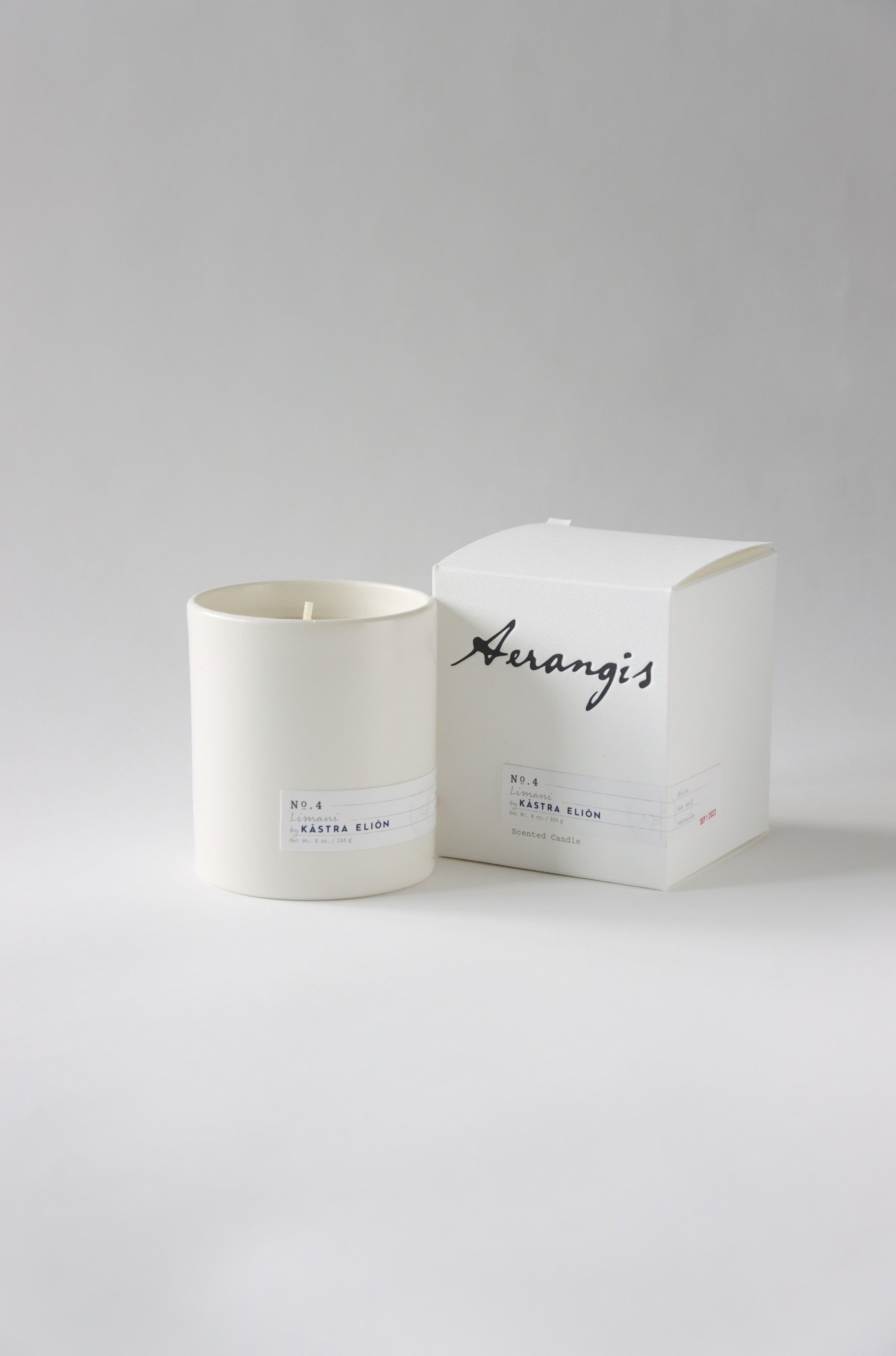 No. 4 Limani by Kastra Elion — Aerangis Luxury Candle (8 oz)