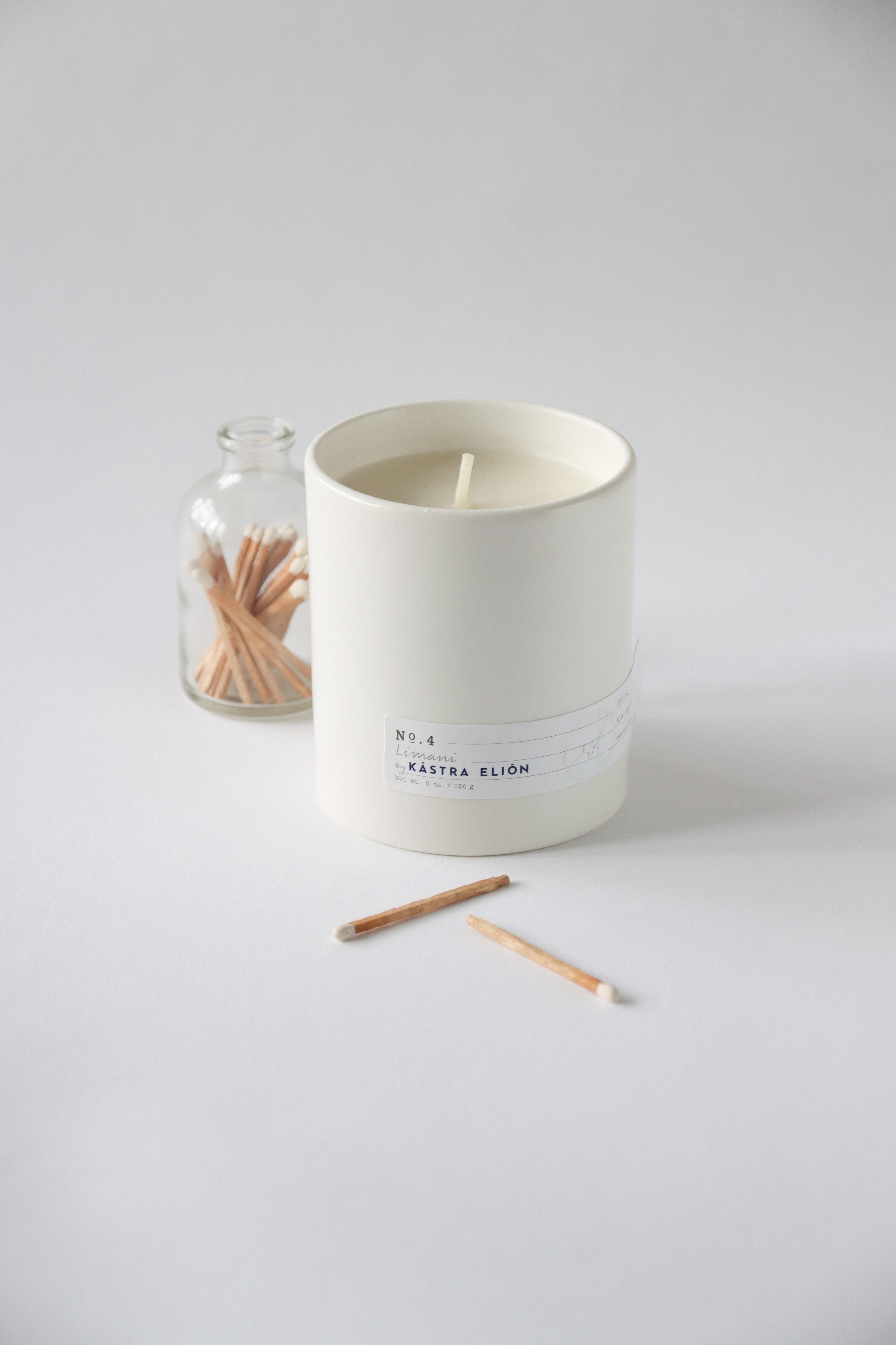 No. 4 Limani by Kastra Elion — Aerangis Luxury Candle (8 oz)