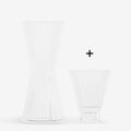 OZAIZ Decanter Drinkware Set – Borosilicate Glass Carafe & Tumbler