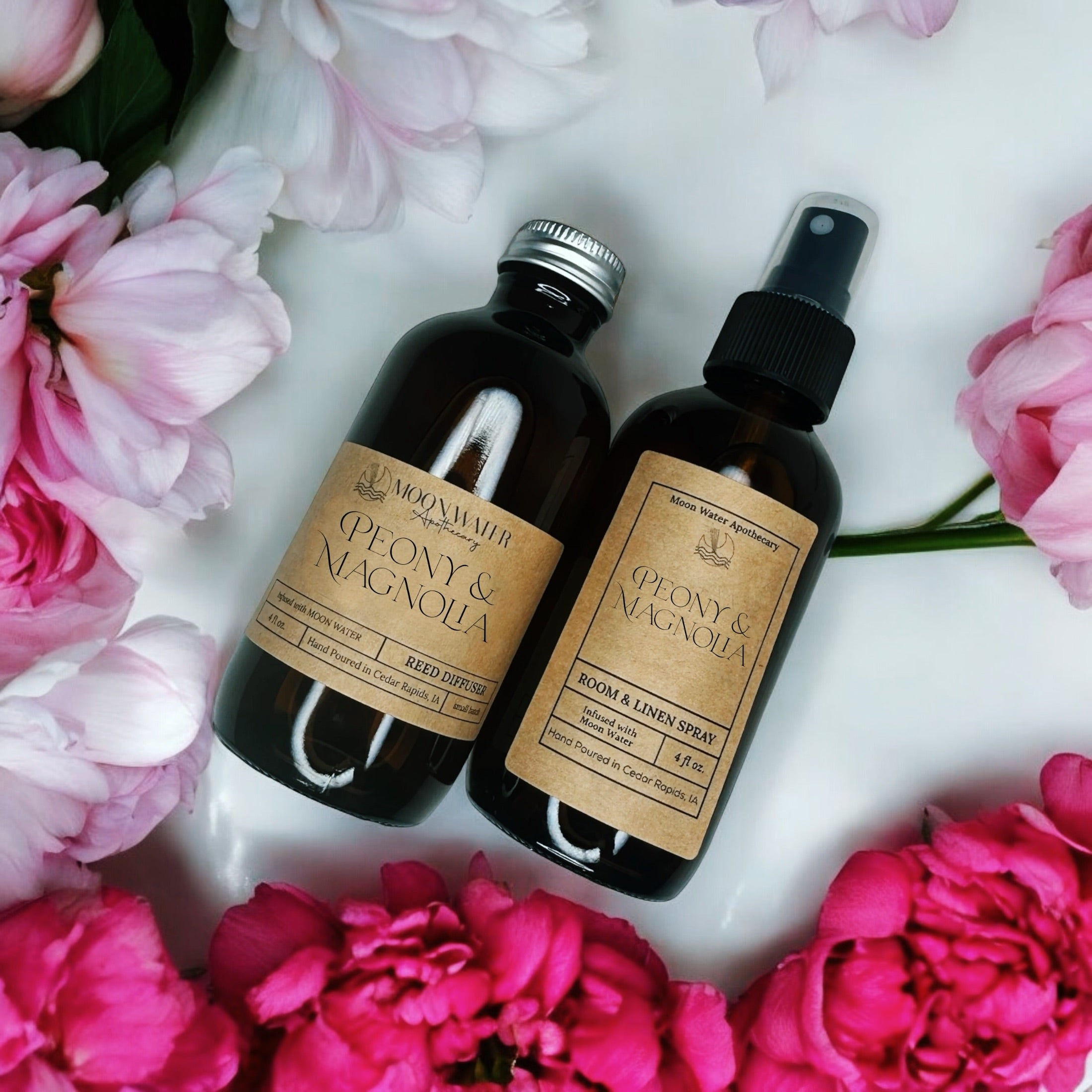 Peony & Magnolia Reed Diffuser – Moon Water Apothecary