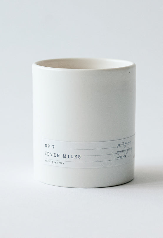 Aerangis No. 7 Seven Miles Gardenia Candle – 8 oz Signature Collection