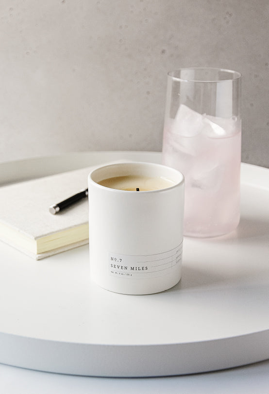 Aerangis No. 7 Seven Miles Gardenia Candle – 8 oz Signature Collection