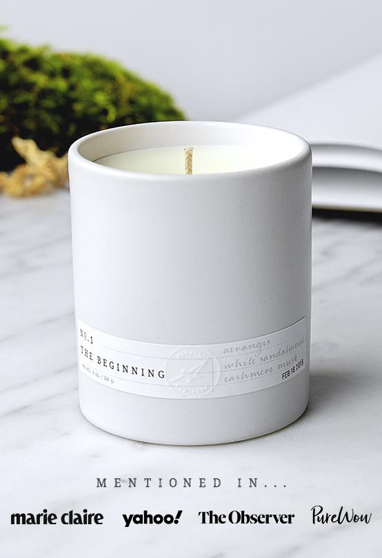 Aerangis No. 1 The Beginning Candle – Sandalwood & Orchid Signature Collection