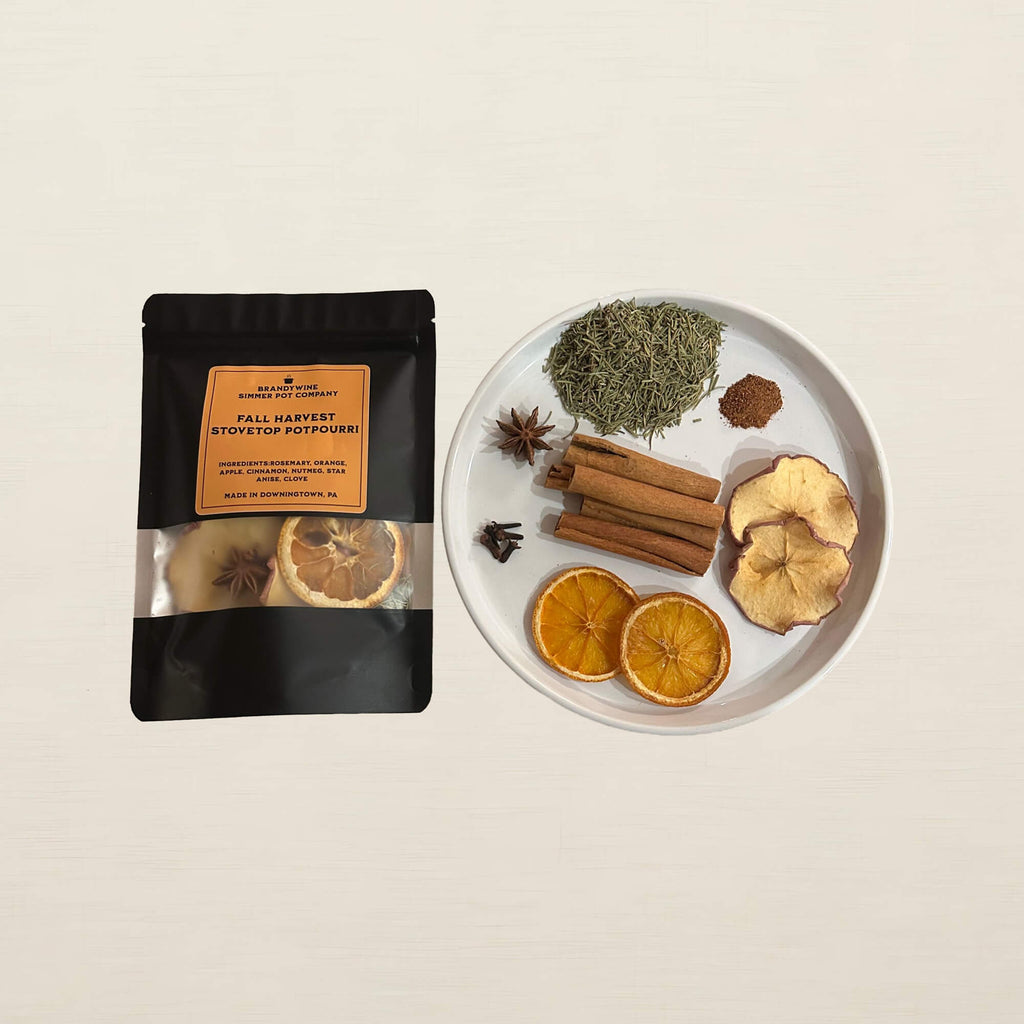 Fall Harvest Stovetop Potpourri by Brandywine Simmer Pot | Natural Cinnamon & Apple Blend