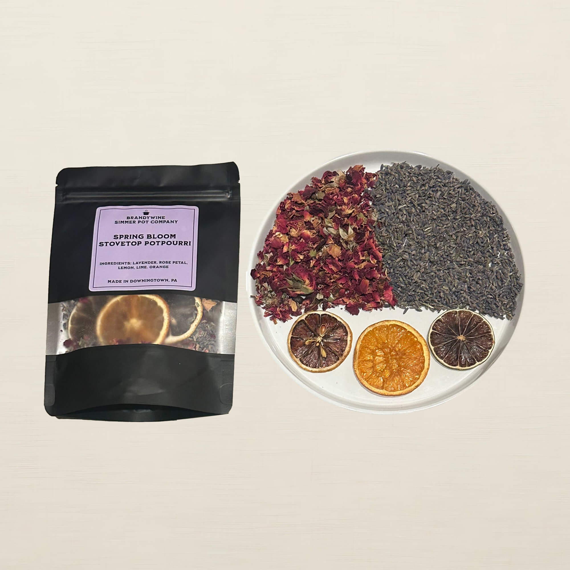 Spring Stovetop Potpourri by Brandywine Simmer Pot | Natural Floral & Citrus Blend