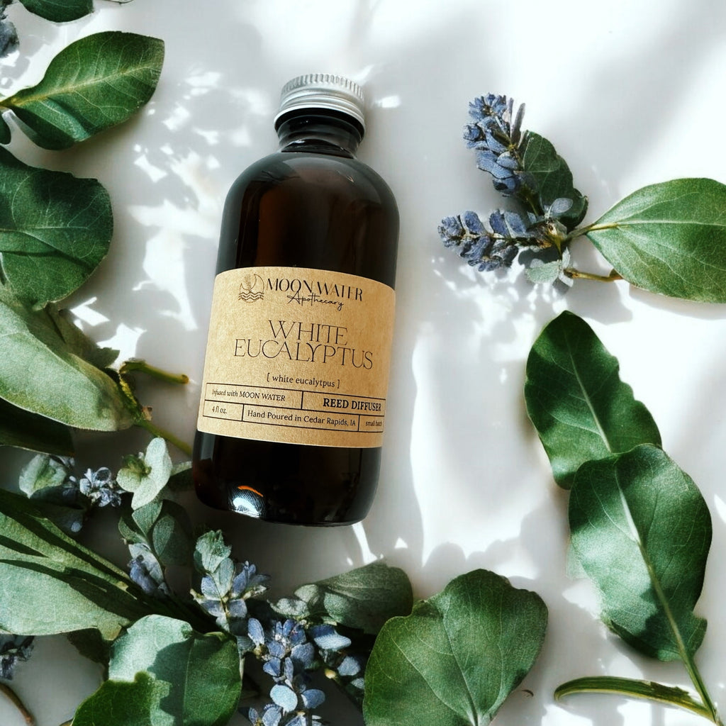 White Eucalyptus Reed Diffuser – Moon Water Apothecary