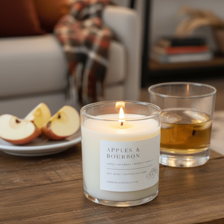 Apples and Bourbon Soy Candle