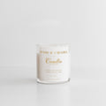 Pomm Au Caramel Vanilla Candle by Camellia Lux Scents – 10 oz Wooden Wick