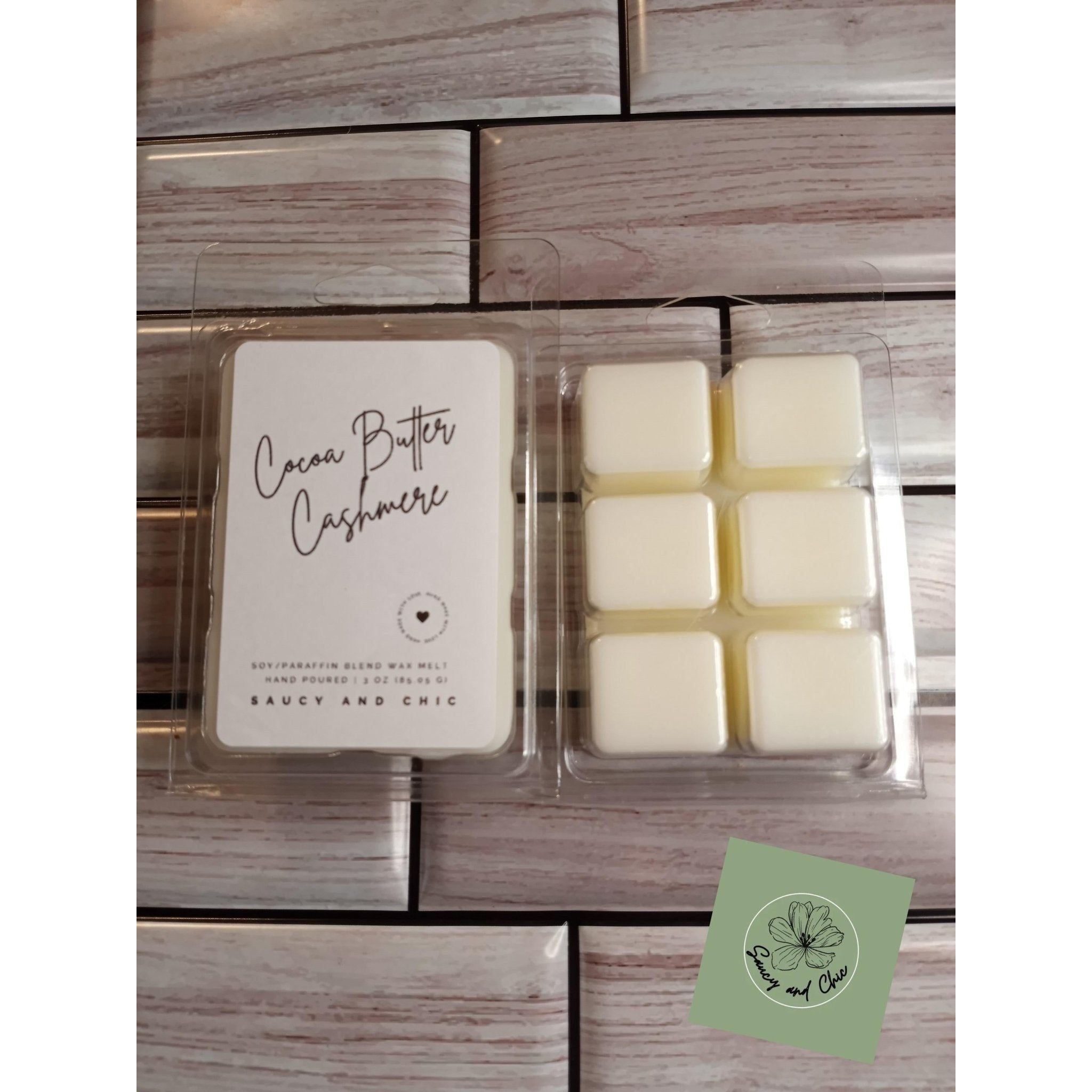 Cocoa Butter and Cashmere Wax Melt: Luxurious and Cozy Fragrance