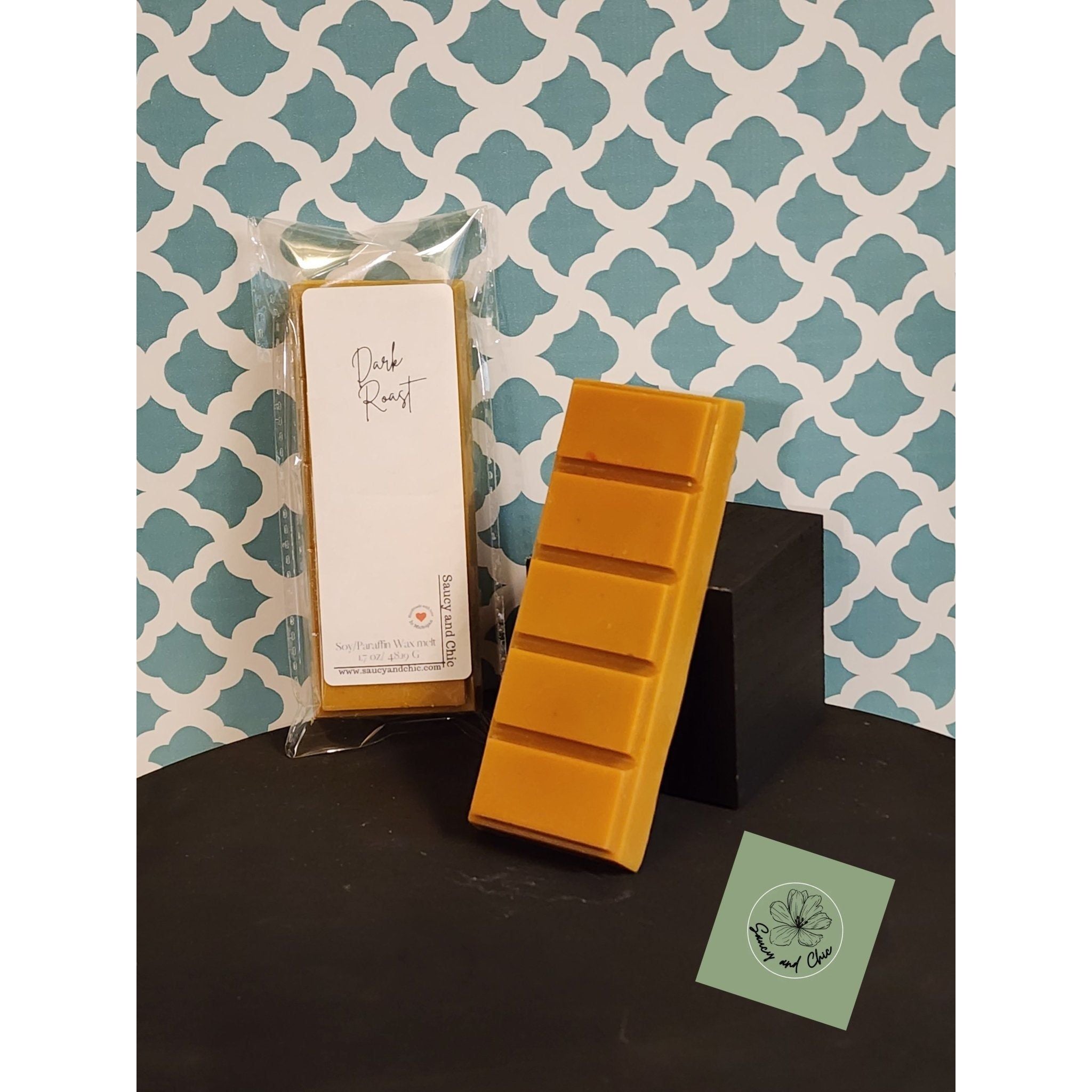 Dark roast snap bar wax melt