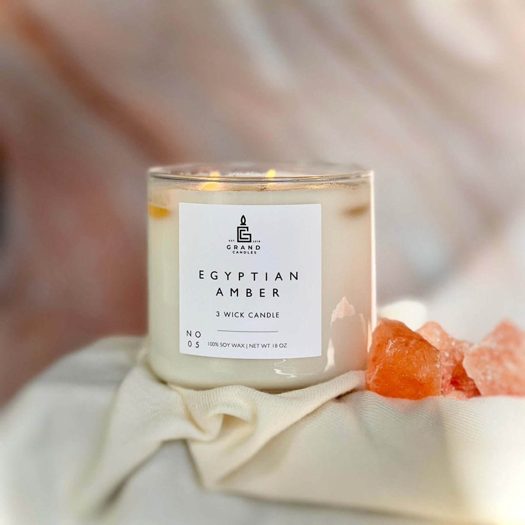 Egyptian Amber Candle by Grand Candles | Hand-Poured Soy Wax